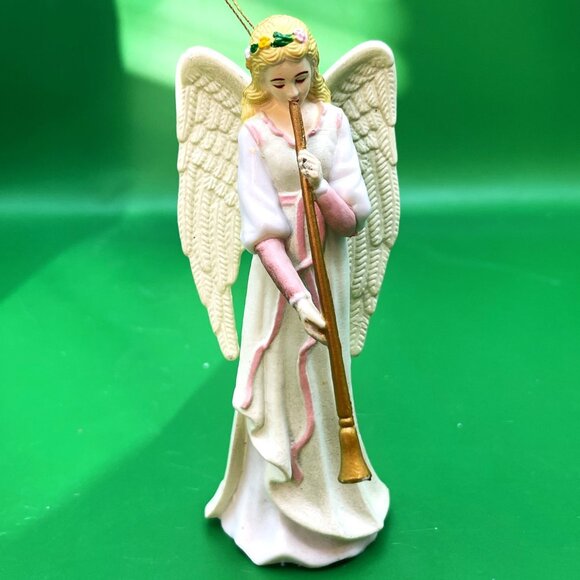 Vintage JOY Dove Angel Nativity Ornaments Set/3 Holiday Décor Christmas Classic - Picture 9 of 12